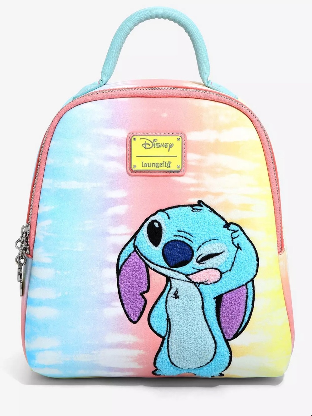 NWOT Loungefly Tie-Dye Stitch Mini Backpack